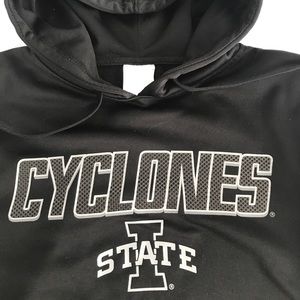 Black size S unisex hoodie Iowa Cyclones
